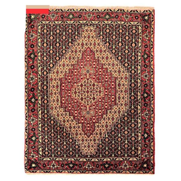 Persian Carpet Intricately Hand-Knotted Medallion Wool Forest