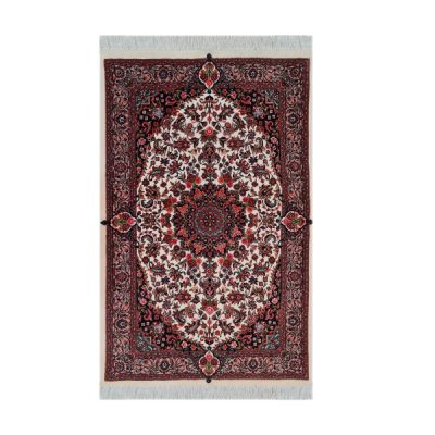 Persian Wool Carpet Hand-Knotted with Medallion design Model Diba