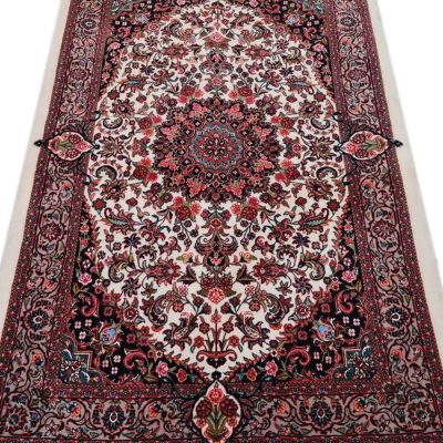 Persian Wool Carpet Hand-Knotted with Medallion design Model Diba