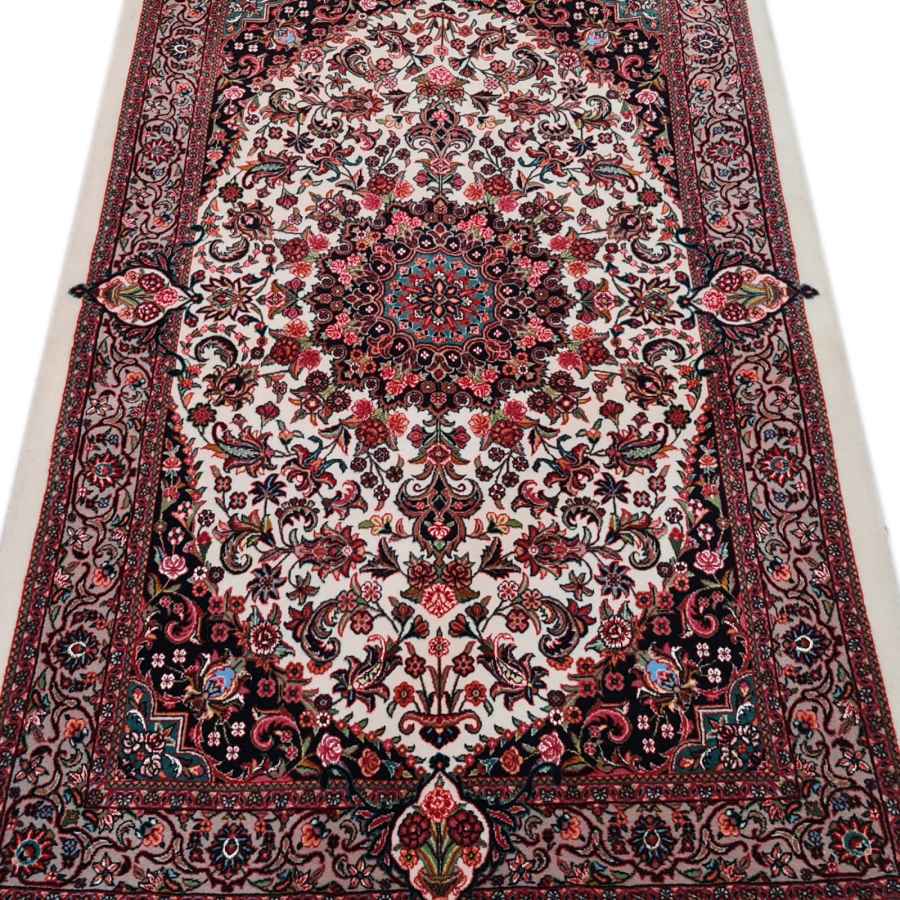 Persian Wool Carpet Hand-Knotted with Medallion design Model Diba