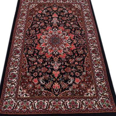 Persian Wool Carpet Hand-Knotted with Medallion design Model Ghajar
