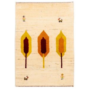 Persian Hand Knotted Gabbeh Rug Model Derakht