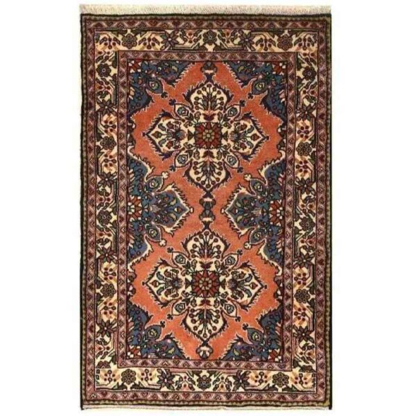 Persian Wool Carpet Hand-Knotted with Medallion design Model Kimiya
