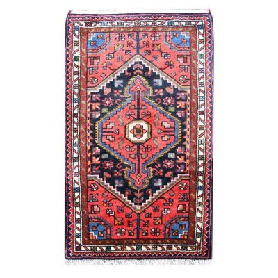 Persian Carpet Intricately Hand-Knotted Tribal Wool Flowers
