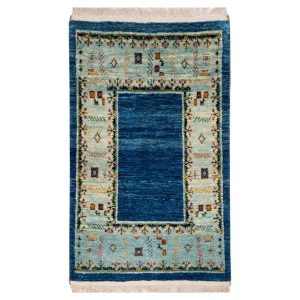 Persian Hand Knotted Wool Gabbeh Rug Model Sormeh