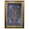 Hand-Knotted Persian Wall Hanging Rug from Tabriz Depicting Tree
