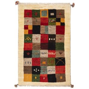 Persian Handwoven Wool Gabbeh Rug Model Behdad II