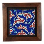 Decorative Persian Framed Ceramic Tile - Sima