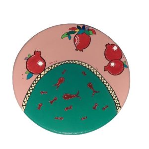 Persian Pottery Plate Model Pomegranate II