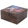Wooden Box for Gift Giving with Persian Inspired Pattern Negargari