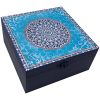 Wooden Box for Gift Giving with Persian Inspired Pattern Negargari II