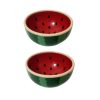 Set of 2 Handmade Decorative Pottery Bowls Model Yalda