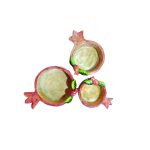 Set of 3 Handmade Decorative Pottery Bowls Model Anar