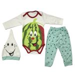 Set of 3 Pieces Newborn Clothes Model Yalda