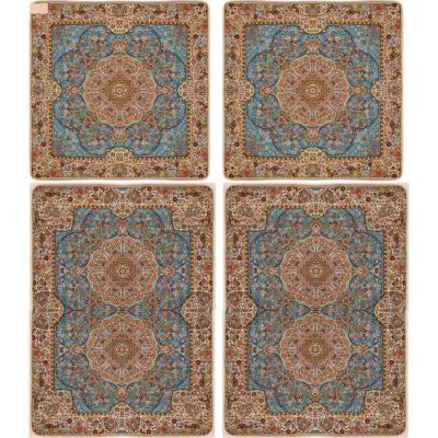 Persian Bedspread Set – Oriental Style Double Size with Termeh Fabric – Afshar