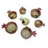 Set of 7 Handmade Decorative Pottery Bowls Model Golban