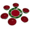 Set of 9 Handmade Decorative Pottery Bowls & Plate Watermelon