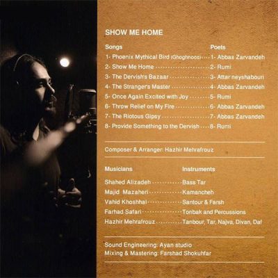 Show Me Home Music Album by Hazhir Mehrafrouz