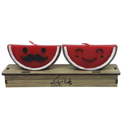 Watermelon Candle – Mr & Mrs Design, Perfect for Yalda Night