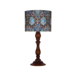 Wooden Persian Table Lamp Model Delban