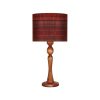 Traditional Wooden Table Lamp with Persian Inspired Lampshade Mahsa