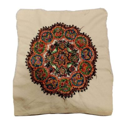 Embroidered Cushion Cover – Cream Suzani Design