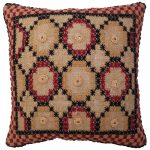 Embroidered Cushion Cover - Cream Sima Design