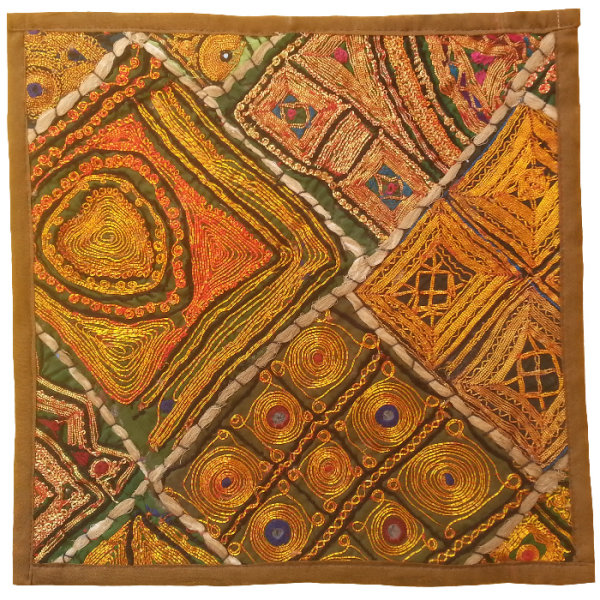 Embroidered Cushion Cover - Dalan Suzani Design