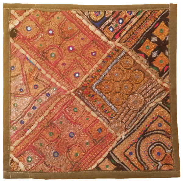 Embroidered Cushion Cover - Faran Suzani Design