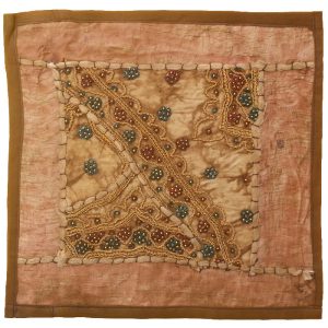 Embroidered Cushion Cover – Flower Suzani Design
