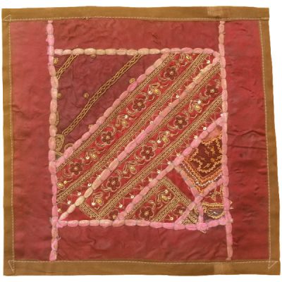 Embroidered Cushion Cover – Pinki Suzani Design
