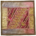 Embroidered Cushion Cover - Rainbow Suzani Design
