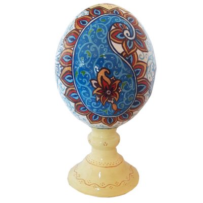 Persian Decorative Hand Painted Ostrich Egg Shell – Savin
