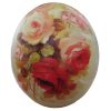 Persian Decorative Hand Painted Ostrich Egg Shell - Flower