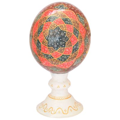 Persian Decorative Hand Painted Ostrich Egg Shell – Abbasi II