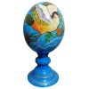 Persian Decorative Hand Painted Ostrich Egg Shell - Lovebird