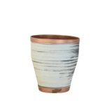 Persian Copper Cup - Handcrafted with Handle for Cold Drinks - Hammered Fara