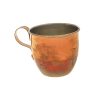 Persian Copper Cup - Handcrafted with Handle for Cold Drinks - Hammered Golan