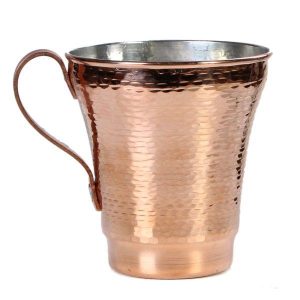 Iranian Hammered Copper Cup Model Hiva