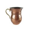 Persian Copper Cup - Handcrafted with Handle for Cold Drinks - Hammered Tork
