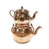 Persian Copper Double Teapot Durable and Hammered Dana