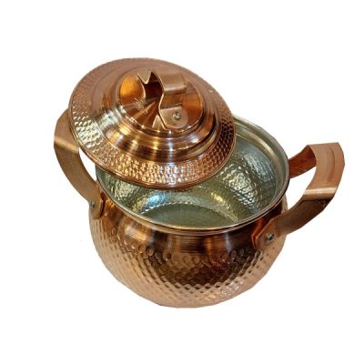 Persian Copper Stock Pot – Traditional Hammered Cooking Style Amani