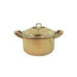 Persian Copper Stock Pot – Traditional Hammered Cooking Style Baran