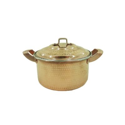 Persian Copper Stock Pot – Traditional Hammered Cooking Style Baran