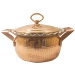 Persian Copper Stock Pot – Traditional Hammered Cooking Style Faran