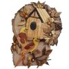 Wood Mosaic Wall Art Frame Model Bird