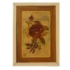 Marquetry Wood Inlay Art - Rose Flower