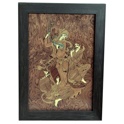Marquetry Wood Inlay Art – Artistic Setar