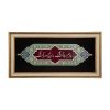 Framed Persian Marquetry Calligraphy Wood Inlay Art