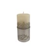 Silver Candle – Norouz Design for Elegant New Year Table (2x)